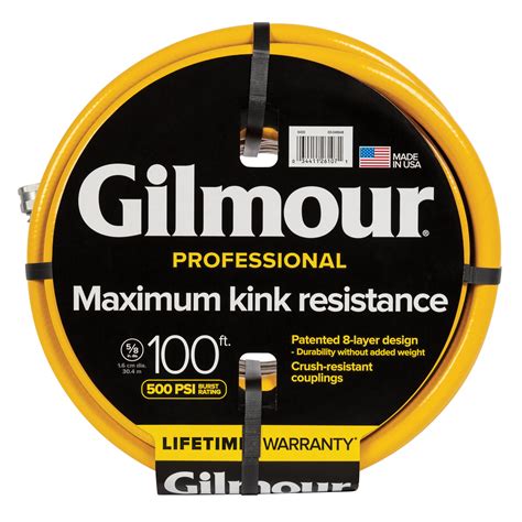 Gilmour 864001 Professional Hose 58 Inch X 100 Foot