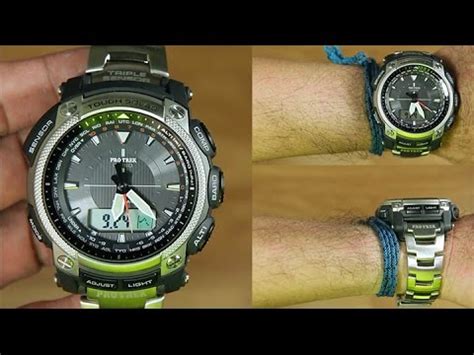 Casio Protrek PRG 505T 7 TITANIUM BAND UNBOXING YouTube