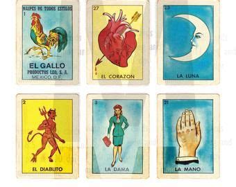 Tarjetas De Loteria Imprimibles El Conjunto Completo De Tablas