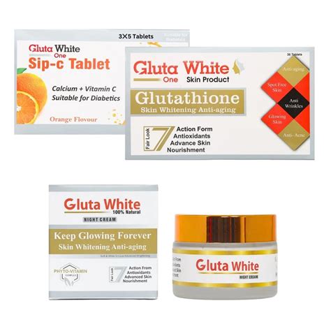 Gluta White Day Cream For Face Whitening Hand Foot Gluta One