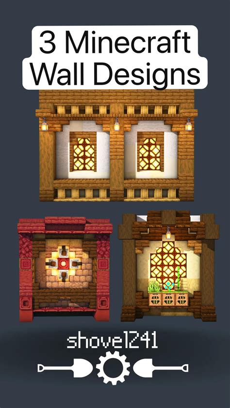 3 Minecraft Wall Designs Artofit