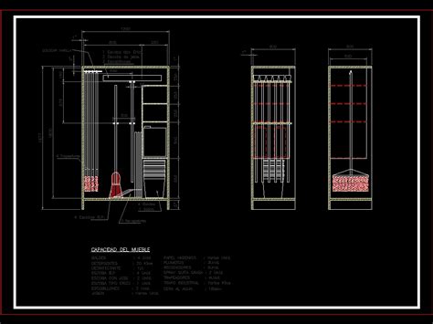 Cabinet For Cleaning Items In Autocad Cad Kb Bibliocad