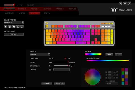 ARGENT K6 RGB Low Profile Mechanical Gaming Keyboard Cherry MX Red