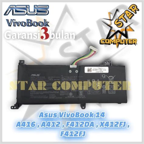 Jual Baterai Asus Vivobook 14 A416 A412 F412DA X412FJ F412FJ C21N1818