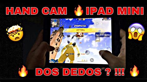 ASÍ SE JUEGA EN IPAD MINI A DOS DEDOS HAND CAM FREE FIRE