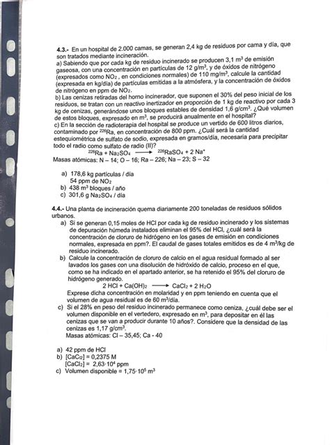 Solution Contaminaci N Atmosf Rica Boletin Resuelto Studypool