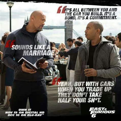 Dwayne Johnson As Hobbs And Ludacris As Tej Fast Furious Quotes Fast