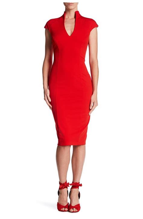 Alexia Admor Cap Sleeve Midi Dress Nordstromrack Midi Dress With