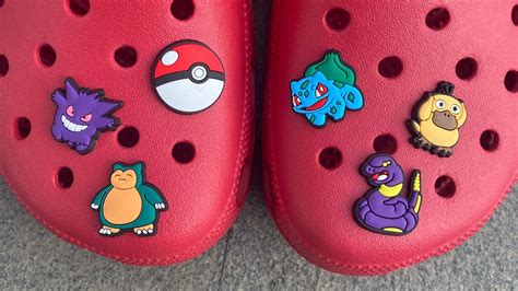 Pokémon Croc Charms - Etsy