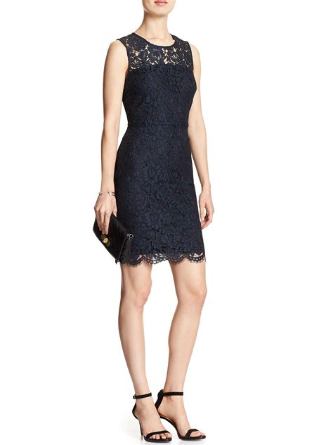 Lace Sheath Dress Banana Republic Factory