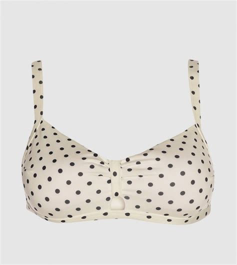 Buy Trendyol Polka Dot Bikini Brassiere In White Thstreet Uae