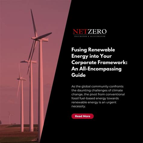 Fusing Renewable Energy Into Your Corporate Framework An All