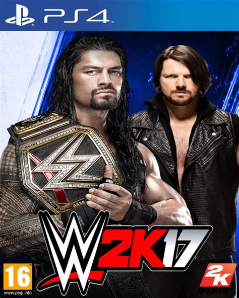 WWE 2k17 Custom Game Cover by Dragolist on DeviantArt