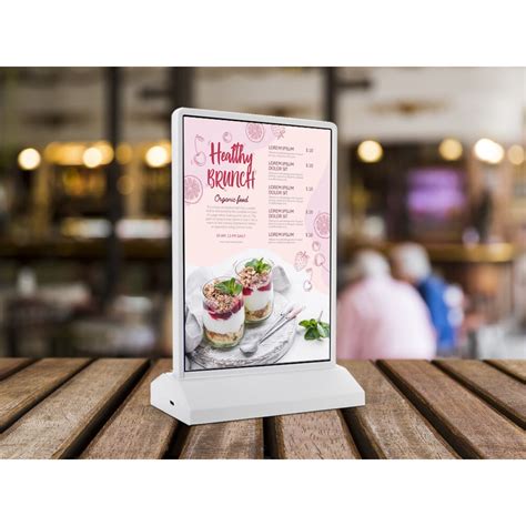 Led Restaurant Menu Light Box Food Display Illuminated Menu Board Led