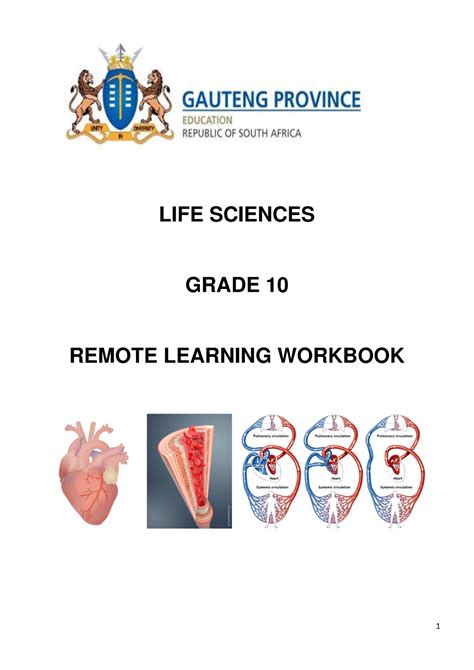 Gr Life Sciences Remote Learning Booklet Term Life Sciences