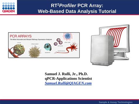 Pdf Rt Profiler Pcr Array Web Based Data Analysis Tutorial Sample