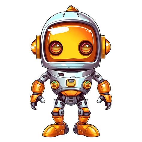 Mignonne Robot Halloween Clipart Illustration Ai Génératif 37454795 Png