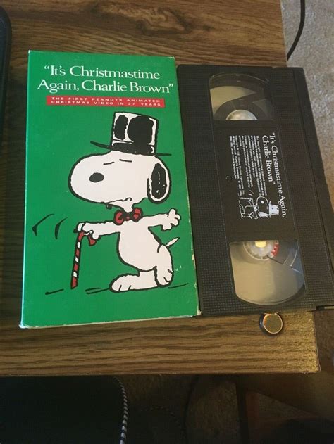 It S Christmas Time Again Charlie Brown Vhs 1992 Peanuts Etsy