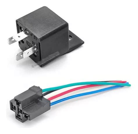 Conector Chicote Rele Auxiliar 4 Pinos MercadoLivre