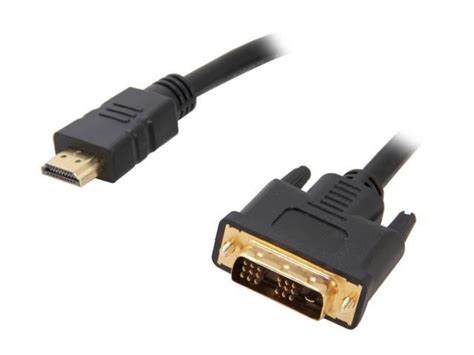 Coboc 25 Ft Hdmi Male To Dvi Male Cable Black