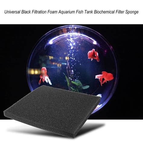 Draussen Werkzeug Universal Schwarz Filterung Schaum Aquarium Aquarium