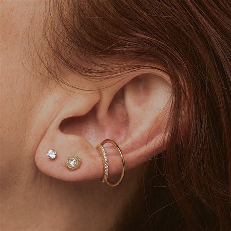 How To Wear Flat Back Cartilage Earrings Maison Miru