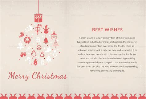 Beautiful Christmas Thank You Card Template in Adobe Photoshop