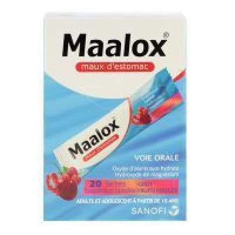 Maalox Fruits Rouges Sachets Soulagement Instantan Des Maux D Estomac