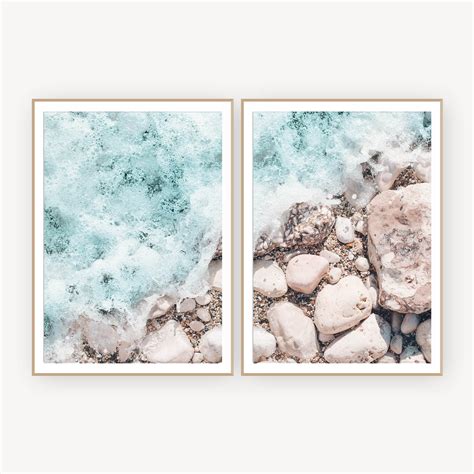 Beach Print Set Of 2 Prints Beach Photography Coastal Etsy