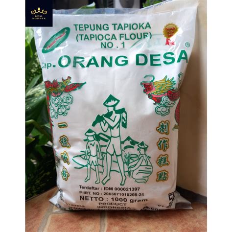 Jual Tepung Tapioka Sagu Tani Cap Orang Desa No Bumi Kencana Flour