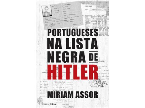 Livro Portugueses na Lista Negra de Hitler de Miriam Assor Português