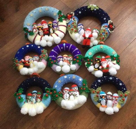 Pin By Dana Smol Kov On V Noce Crochet Christmas Wreath Christmas