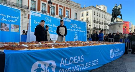 La Puerta del Sol acoge la 32ª edición del roscón de Reyes de Aldeas