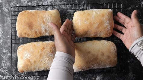 Easy Ciabatta Bread Recipe Airy Chewy And Delicious