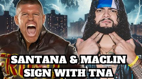 Mike Santana Leaves AEW For TNA Steve Maclin Re Signs With