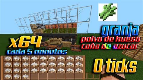 Como Hacer GRANJA Automatica De POLVO De HUESO Pe Y TODAS Las BEDROCK