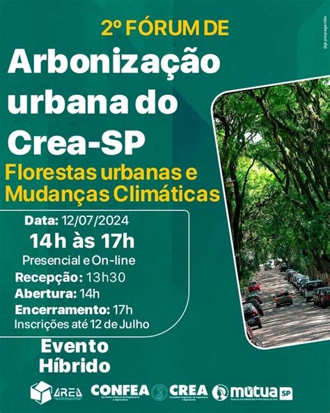 AREA 2º Fórum de arbonização urbana do CREA SP