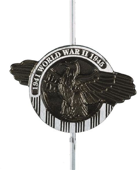 Aluminum Grave Marker Wwii Cemetery Memorial Flag Holder