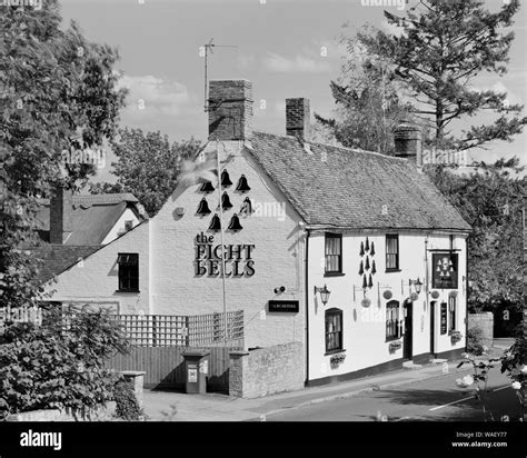 Pub the eight bells Black and White Stock Photos & Images - Alamy