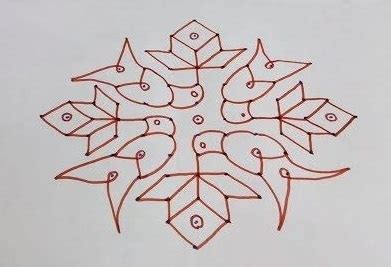 5 Beautiful 13 Dots Rangoli Designs with Images | Styles At Life