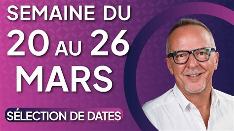 Semaine Du Au Mars S Lection De Dates Favorables Tong