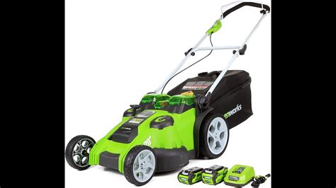 Greenworks 40v 20 Inch Cordless 2 In 1 Push Lawn Mower 4 0ah 2 0ah Battery And Charger