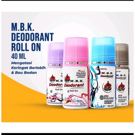 Jual Mbk Deodorant Roll On 40ml Shopee Indonesia