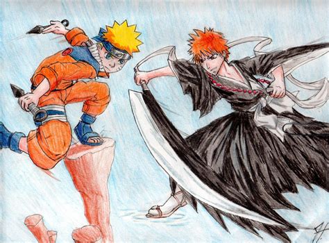 Ichigo vs Naruto by Vdeogamer on DeviantArt