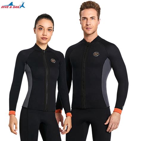 Dive Sail Wetsuit Mm Neoprene Men Long Sleeve Split Wetsuit Warm