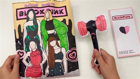 [🖤paper Diy🩷] Blackpink Blind Bag Unboxing Asmr Youtube