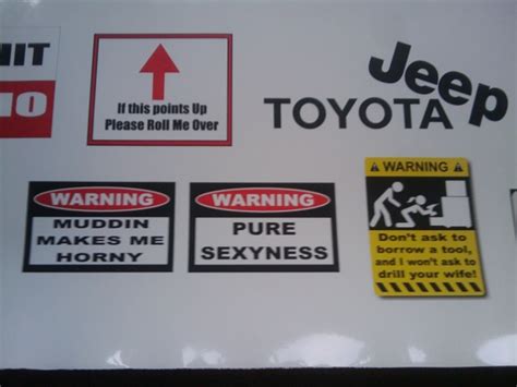 Jeep cherokee bumper stickers