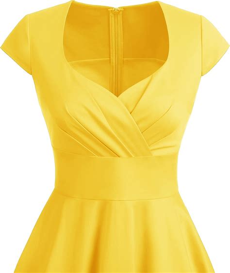 Bbonlinedress Women Short 1950s Retro Vintage Cocktail Party Swing