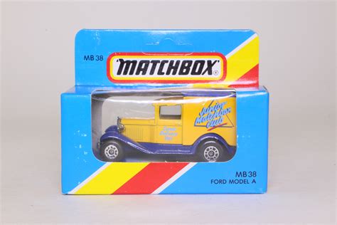 Matchbox MB 38 Ford Model A Van Junior Matchbox Club 1989 Sealed