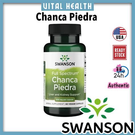 Swanson Full Spectrum Chanca Piedra Veggie Capsules Shopee Malaysia